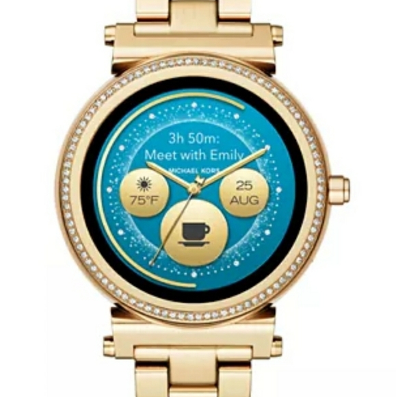 michael kors smartwatch sofie pave